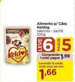 Carrefour Alimento p cães keldog leve 6 pague 5 oferta
