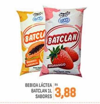 Cidade Supermercados Bebida láctea batclan sabores oferta