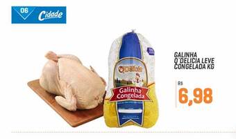 Cidade Supermercados Galinha q'delicia leve congelada kg oferta