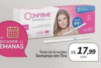Drogal Teste de gravidez semanas em tira oferta