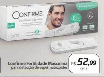 Confirme fertilidade masculina para detecção de espermatozoides