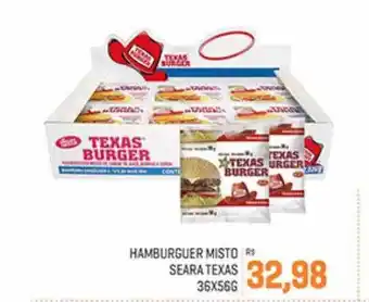 Cidade Supermercados Hamburguer misto seara texas oferta