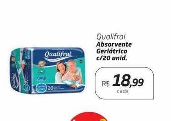 Drogal Qualifral absorvente geriátrico c-20 oferta