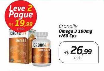 Drogal Cronoliv ômega 3 c- 60 cps oferta
