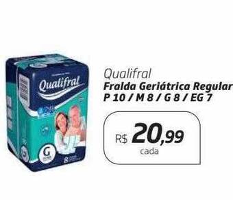 Drogal Qualifral fralda geriátrica regular oferta