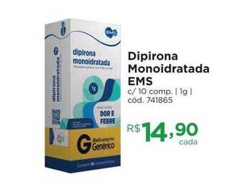 Farmácia Preço Popular Dipirona monoidratada ems oferta