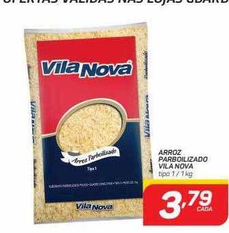 Arroz parboilizado vila nova