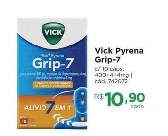 Farmácia Preço Popular Vick pyrena grip-7 oferta