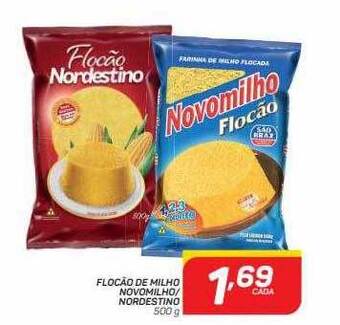 Flocão de milho novomilho nordestino