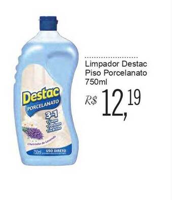Limpador destac piso porcelanato