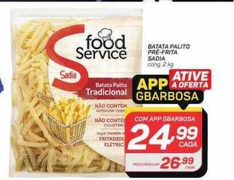 GBarbosa Batata palito prê-frita sadia oferta