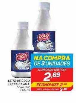 GBarbosa Leite de coco coco do vale oferta
