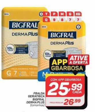 GBarbosa Fralda geriatrica bigfral derma plus oferta