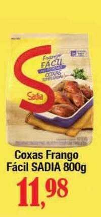 Supermercados Unidos Coxas frango fácil sadia oferta