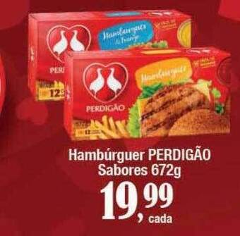 Supermercados Unidos Hambúrguer perdigão sabores oferta