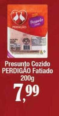 Supermercados Unidos Presunto cozido perdigão fatiado oferta
