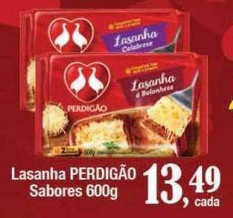 Supermercados Unidos Lasanha perdigão sabores oferta