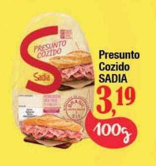 Supermercados Unidos Presunto cozido sadia oferta