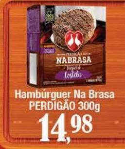 Supermercados Unidos Hambúrguer na brasa perdigão oferta