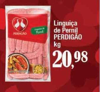 Supermercados Unidos Linguiça de pernil perdigão oferta