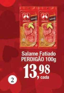 Supermercados Unidos Salame fatiado perdigão oferta