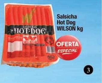 Supermercados Unidos Salsicha hot dog wilson oferta