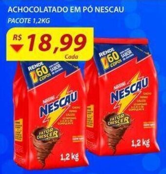 Assaí Atacadista Achocolatado Em po Nescau 1.2kg oferta