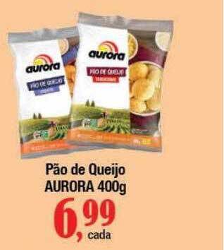 Supermercados Unidos Pão de queijo aurora oferta