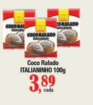 Supermercados Unidos Coco ralado italianinho oferta