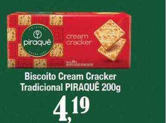 Supermercados Unidos Biscoito cream cracker tradicional piraquê oferta