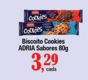 Supermercados Unidos Biscoito cookies adria sabores oferta