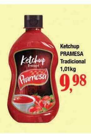 Supermercados Unidos Ketchup pramesa tradicional oferta