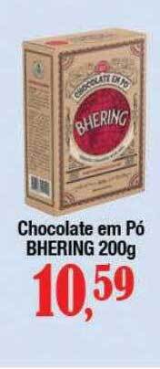 Supermercados Unidos Chocolate em pó bhering oferta