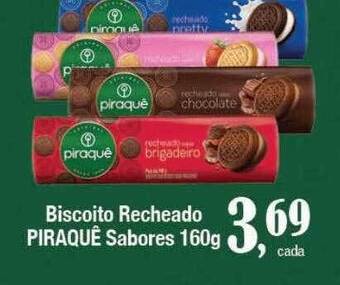 Supermercados Unidos Biscoito recheado piraquê oferta