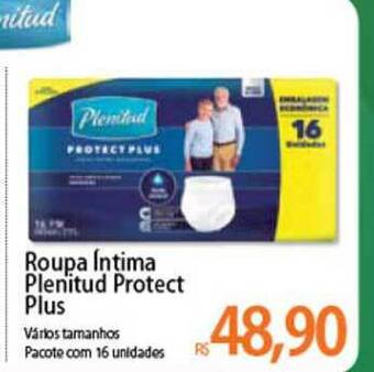 Atacadão Roupa íntima Plenitud Protect Plus oferta