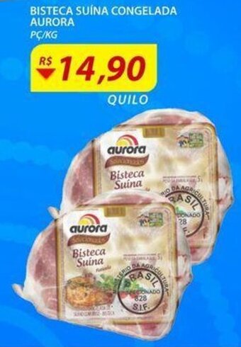 Assaí Atacadista Bisteca Suina Congelada Aurora 1kg oferta