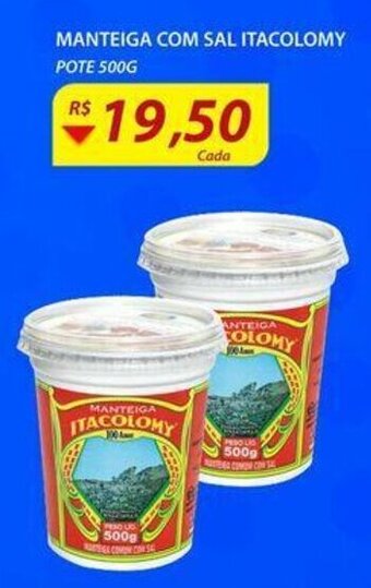 Manteiga com sal Itacolomy 500g