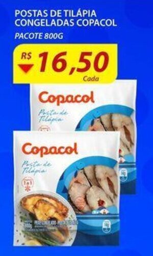 Assaí Atacadista Postas de Tilapia congeladas Copacol 800g oferta