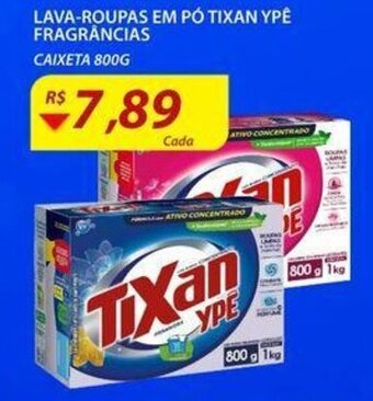 Assaí Atacadista Lava roupas em po Tixan Ype Fragrancias 800g oferta