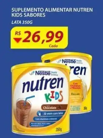 Assaí Atacadista Suplemento Alimentar Nutren Kids Sabores 350g oferta
