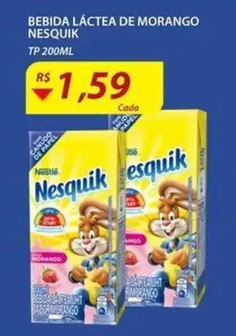Assaí Atacadista Bebida Lactea De Morango Nesquik 200ml oferta