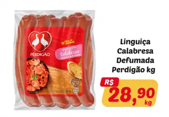 Semar Supermercado Linguica Calabresa Defumada Perdigao 1kg oferta