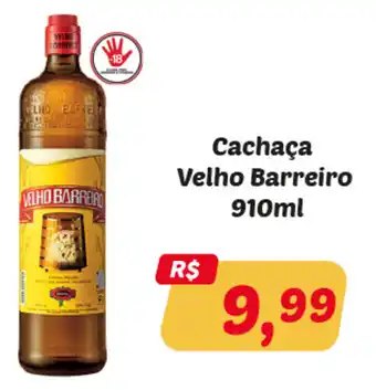 Cachaca Velho Barreiro 910ml