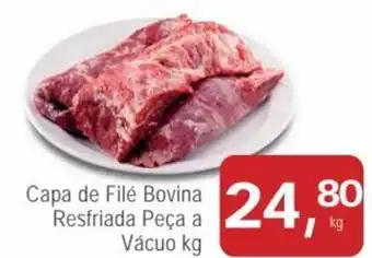 Mineirão Atacarejo Capa de File Bovina Resfriada peca a vacuo 1kg oferta