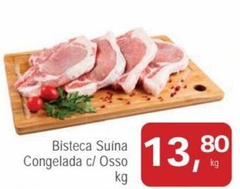 Mineirão Atacarejo Bisteca Suina Congelada c/ osso 1kg oferta