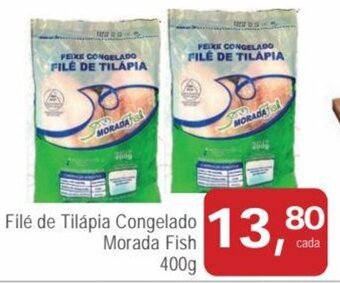 Mineirão Atacarejo File de Tilapia congelado Morada Fish 400g oferta