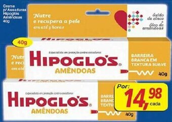 Supermercados Guanabara Creme p/ Assaduras Hipoglos Amendoas 40g oferta