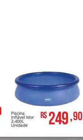 Mart Minas Piscina Inflável Mor Unidade 2.4L oferta