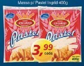 Supermercados Guanabara Massa p/ Pastel Ingrid 400g oferta