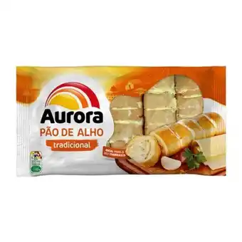 X Supermercados Pão de alho tradicional aurora 340g oferta